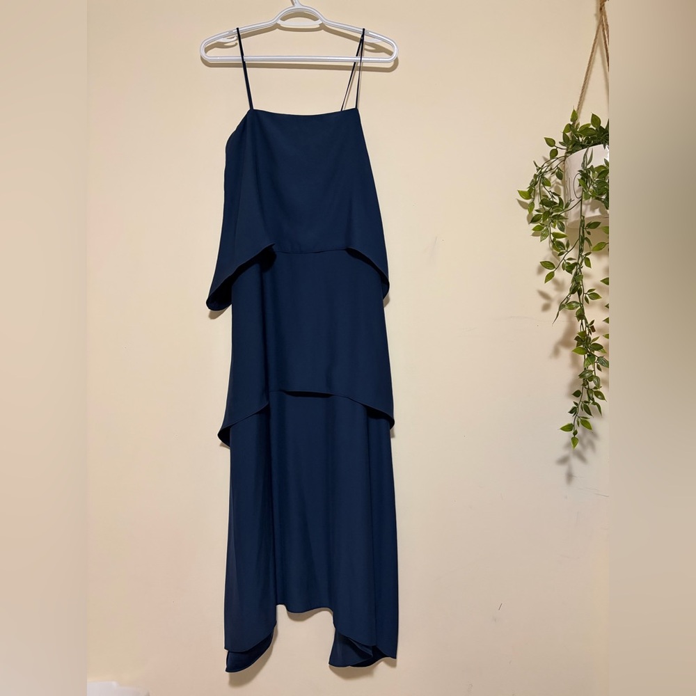 New Banana Republic Navy blue Tiered Maxi size 2